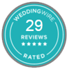 Wedding Wire Rated - 29 Reviews (Opens in a New Window)